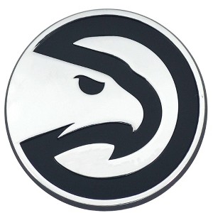 NBA Atlanta Hawks 3D Chrome Metal Emblem - 1 of 3