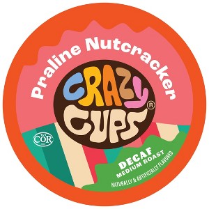 Crazy Cups Decaf Praline Nutcracker Flavored Coffee Pods - 1 of 3