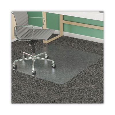 deflecto SuperMat Frequent Use Chair Mat for Medium Pile Carpet, 36 x 48, Rectangular, Clear