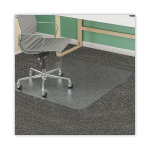 deflecto SuperMat Frequent Use Chair Mat for Medium Pile Carpet, 36 x 48, Rectangular, Clear - 1 of 4