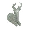 Northlight Faux Wood Grain Sitting Deer Christmas Figure - 7.5" - 4 of 4