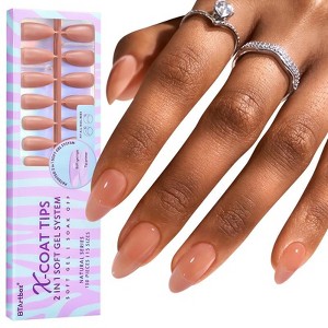 BTArtboxnails XCOATTIPS® Natural Collection - Medium Almond - 1 of 4