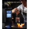 ecozy Smart Nugget Ice Maker Countertop, Pellet Ice Machine with APP Control, 44 lbs Per Day with Self-Cleaning, Stainless Steel - 3 of 4