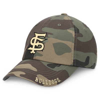 NCAA Fresno State Bulldogs Camo Unstructured Washed Cotton Hat