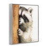 Stupell Industries Peering Raccoon Watercolor, 16" x 20" - 3 of 4