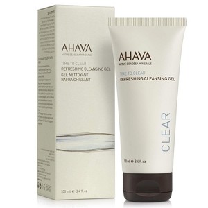 AHAVA Women Soapless Tones Wash-off Makeup Time To Clear Refreshing Cleansing Gel 100ml/3.4oz - 1 of 3