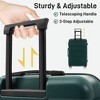 Kumasinova 20"24"28"Hardshell Luggage,3Pcs Durable ABS Spinner Suitcase with TSA Lock,Airline-Approved Checked Travel Suitcase Sets - 4 of 4