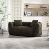 OUTSUPPLY Soft Bean Bag Chair for Two, High-Resilience Foam, Square Lounger with Armrests, Chenille Cover for Living Room - 4 of 4