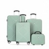 Dexmalle 4-piece ABS lightweight suitcase - 4 of 4
