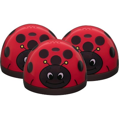 Red and Black Ladybug Water Leak Detector Alarm Set