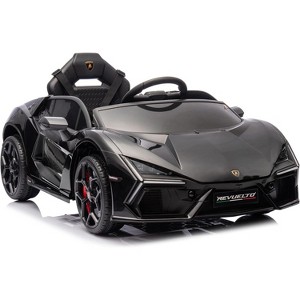 12V Licensed Lamborghini Revuelto Kids Ride-On Car, Battery-Powered Electric Sports Car with Remote Control, Bluetooth, USB, Music - 1 of 4
