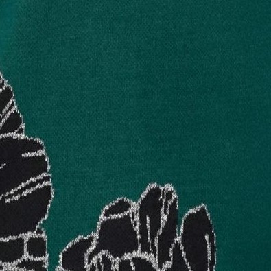 emerald green metallic floral