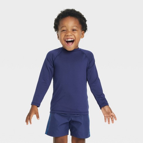 Boys' Full Body Long Sleeve Rash Guard With Compression Shorts - Cat &  Jack™ Blue M – BrickSeek