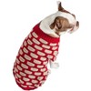Pet Life (R) Fashion Weaved Heavy Knit Designer Ribbed Turtle Neck Dog Sweater - 3 of 4