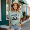 Simply Sage Market Women's I'd Rather Be At The Lake Short Sleeve Graphic Tee - 2 of 4