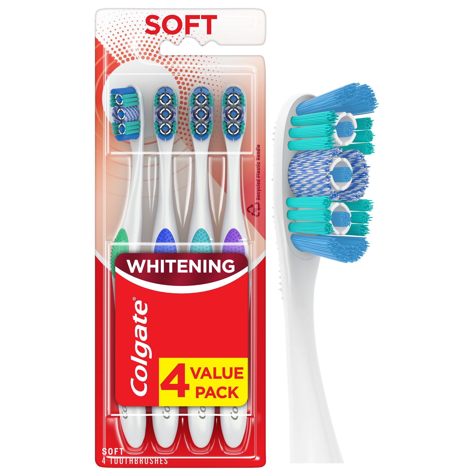 Colgate 360 Optic White Whitening Manual Toothbrush - Soft
