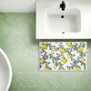Stupell Industries Kitchen Lemony Stripes Printed Plush Bathroom Floor Mat, design by Anna Quach - 3 of 4