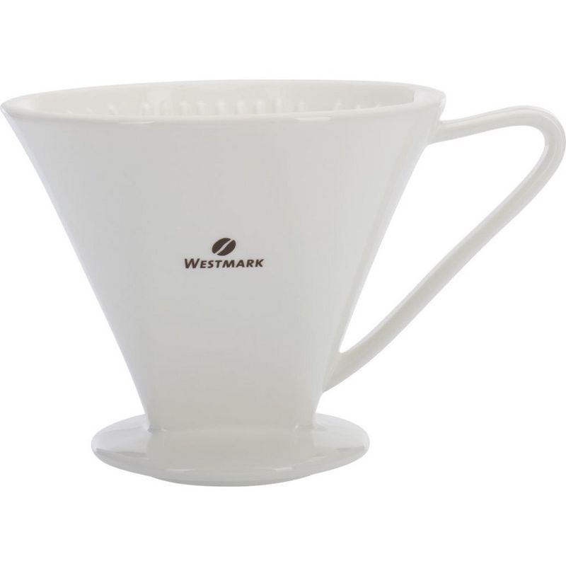 Westmark Coffee Filter Brasilia 6 Cups - Classic Aromatic Brew, Size 6, White Porcelain, 3 of 9