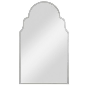 Uttermost Brayden Nickel Arch Mirror 42.6" Tall Modern Wall Accent - 1 of 4