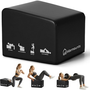 WARMOUNTS Hip Thrust Bench, 700Lbs Capacity Portable Glute Bridge Trainer for Home Gym - 1 of 4