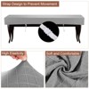 Unique Bargains Stretch Anti-Dust Protecting Dining Chair Slipcovers for 42" - 54" Bench - 3 of 4