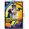 Trends International NFL Los Angeles Rams - Matthew Stafford 21 Framed Wall Poster Prints - 3 of 4