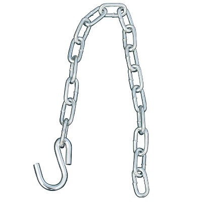 Rust and Teal Striped Hanging Chair with Cushions