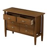 6 Drawer Dresser Chests for Bedroom,Storage Chest of Drawers, Dresser Chest Cabinet Organizer, Clothing Storage Organizer for Bedroom Hallway Entryway - 4 of 4