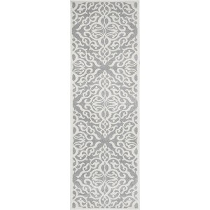 Nuloom Jaime Vintage Trellis Area Rug, Runner 2' 8" x 12', Gray - 1 of 4