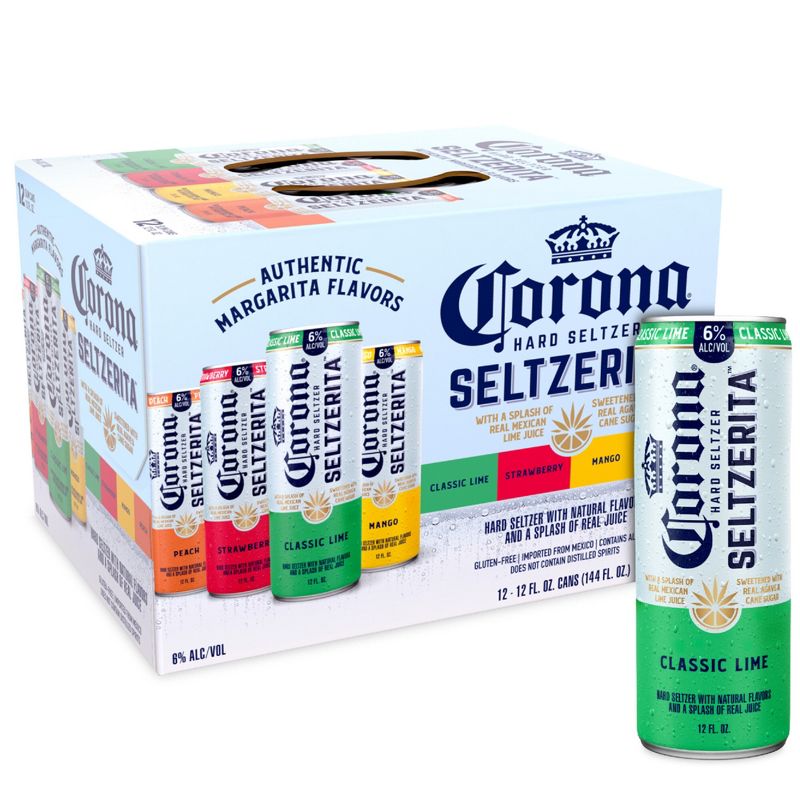 Corona Hard Seltzer Seltzerita - 12pk/12 fl oz Cans, 1 of 7