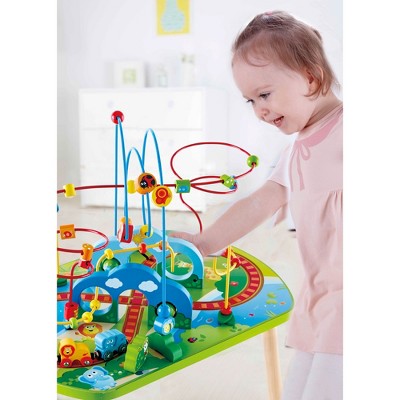 hape bead maze table