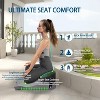 MaseiKar Seat Cushion for Office Chairs - Cross Legged Yoga Meditation Cushion Floor Pillows Enthusiasts Chair Cushion for Adults Long Sitting,2PCS - 4 of 4
