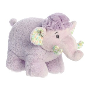 ebba Medium Whitley Woolly Mammoth Softiesaurus Adorable Baby Stuffed Animal Purple 10" - 1 of 4