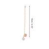 Unique Bargains Butterfly Heart Cup Chain Charm Water Cup Pendant 1 Pc - 2 of 4