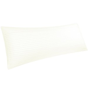 PiccoCasa Breathable Microfiber Soft Striped Pattern Enveloped Closure Body Pillowcases 1 Pc - 1 of 3