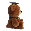 Aurora Medium Hugga-Wug Bear Graduation Commemorative Stuffed Animal Brown 10" - 3 of 4