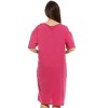 Just Love Short Sleeve Nightgown Oversized Screen Print Sleep Dress for Women - 2 of 2