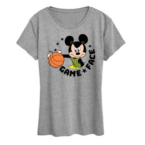 Women's - Disney - Game Face Basketball Short Sleeve Graphic T-Shirt - 1 of 4