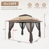 YARDSIGHT 11x11 Pop Up Gazebo Tent with Mosquito Netting – Quick Set Up, Water-Resistant Outdoor Canopy for Patio, Garden, Backyard - 3 of 4