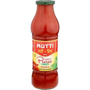 Mutti Tomato Puree Passata Basil -24.5 oz - 1 of 4