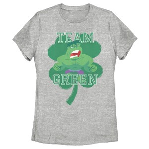Women's Marvel St. Patrick's Day Hulk Team Green T-Shirt - 1 of 4