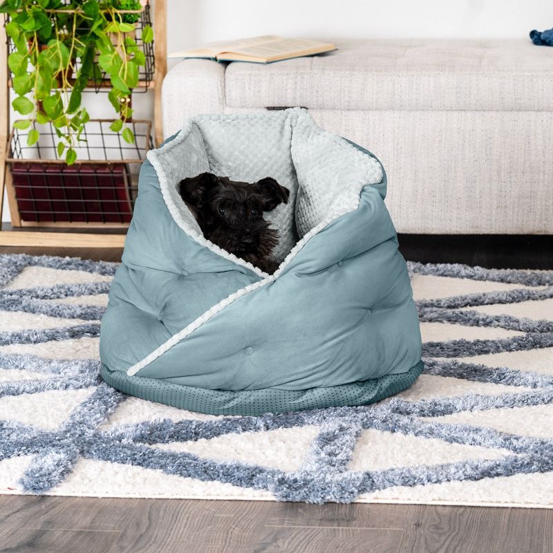 FurHaven Calming Wrap-Around Hug Small Dog and Cat Bed, 3 of 4