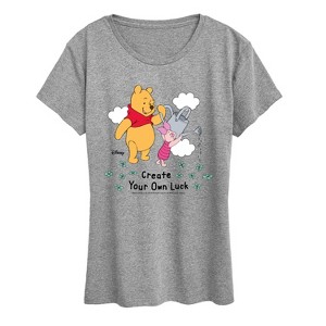 Women's - Disney - Create Own Luck Short Sleeve Graphic T-Shirt - 1 of 4