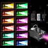 Joyfy Halloween Fog Machine with 13 Colors, Smoke Machine with 6 LED Lights and Wireless Remote Control for Halloween Party Decoration, Holiday Events - 2 of 4