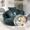 High Back Chenille Bean Bag Chair with Three Pillows for Adults or Kids Indoor or Outdoor Use - 2 of 4