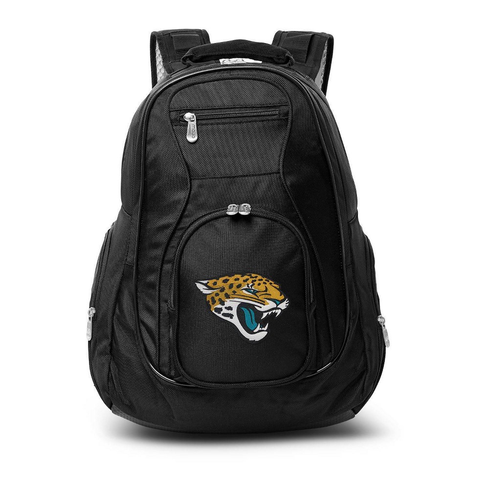 Photos - Travel Accessory NFL Jacksonville Jaguars Premium 19" Laptop Backpack - Black Teal/Black/Go