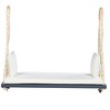 YOOCOZZ Wooden Patio Hanging Porch Swing Bench with 10.8Ft Hemp Ropes, Cushion and Pillows - 2 of 4