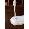 Skeleton on a Stand 24"H, Rustic White Metal, Distressed Painted Seasonal Decor By Kalalou - 3 of 3