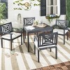 Del Mar 5 Pc Dining Set - Outdoor - PAT6722 - Safavieh - 2 of 4