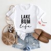 Simply Sage Market Lake Bum Life Short Sleeve Tee - XS - White - 3 of 4
